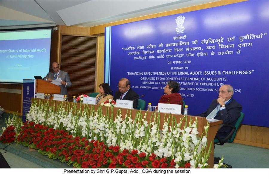 Presentation by Shri G.P.Gupta, Addl. CGA during the session